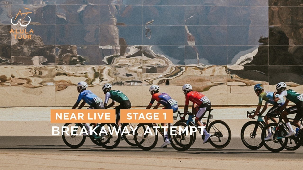 Breakaway attempt - Stage 1 - The AlUla Tour 2025