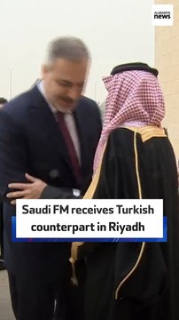 Saudi FM receives Turkish counterpart in Riyadh