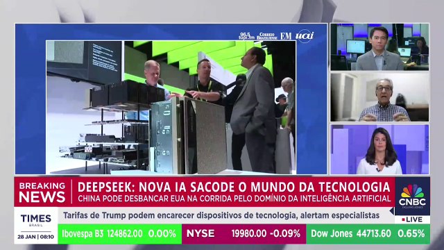 BREAKING NEWS: DeepSeek, nova IA, sacode mundo tecnológico; professor analisa impactos econômicos