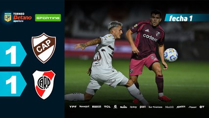 Platense vs River (1-1) | LPF Torneo Apertura 2025 | Fecha 1