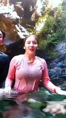 Nancy Momoland's having a blast in the water! #kpop #shorts