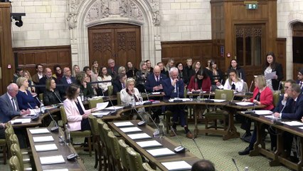 MP Julia Buckley reading a statement from Crystal Owen at a Westminster Hall debate on road safety for young drivers