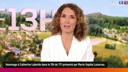 Catherine Laborde fait la Une du JT de TF1 de Marie-Sophie Lacarrau : "Elle vous aura accompagnés pendant 28 ans"