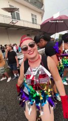 [GUYANE] Sous la pluie, de nombreux carnavaliers ont fait honneur au vidé à Cayenne