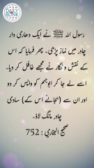 Daily Hadees | Hadees Sharif | Sahih Bukhari 752 || Daily Blink #shorts #youtubeshorts #viral
