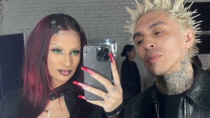 Goth wears all black and dark makeup - but still loves "chick flicks and anything pink"