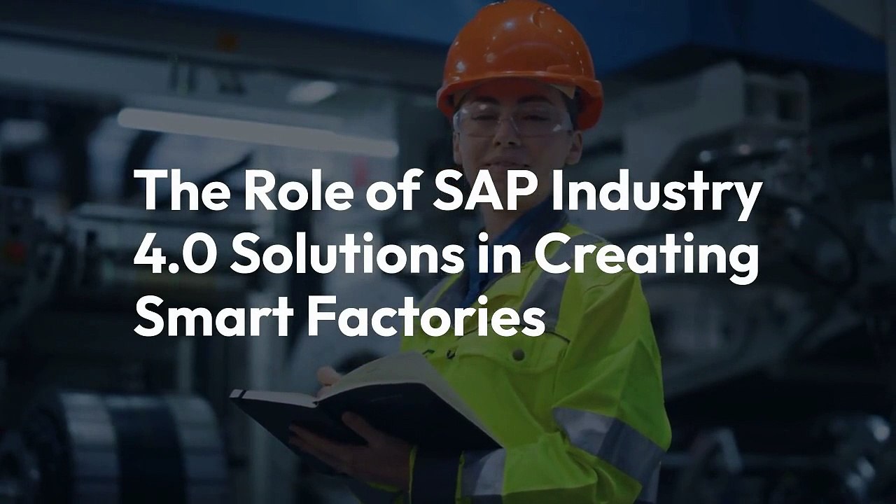 Transform with SAP Industry 4.0 Solutions for Smart Factories