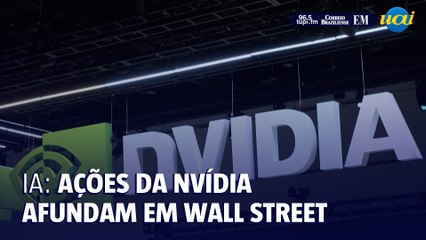 Ações da Nvidia afundam em Wall Street