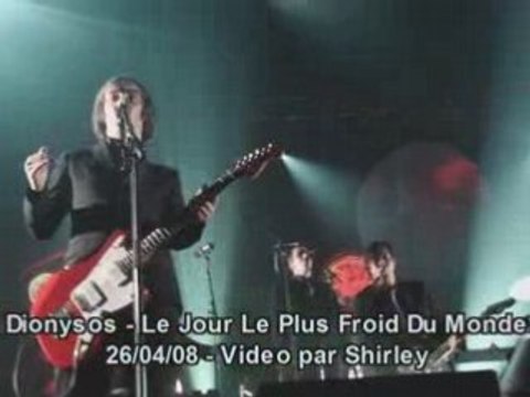 Dionysos le jour le plus froid du monde live lille