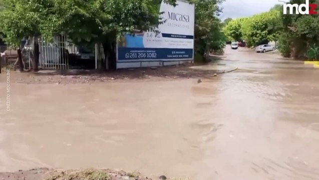 Tormenta en Gran Mendoza: un auto quedó sumergido en el agua y vecinos intentaron rescatarlo