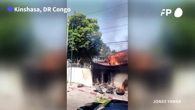 French, Belgian embassies in Kinshasa targeted amid DR Congo conflict