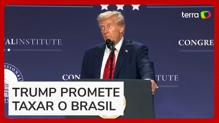 Trump cita Brasil como um dos países que ‘querem prejudicar’ os EUA