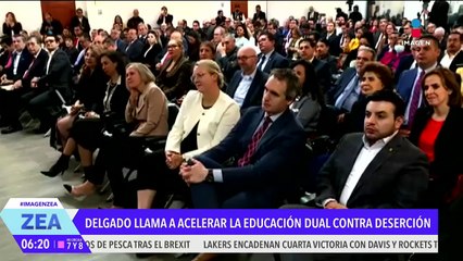 Mario Delgado llama a acelerar la educación dual contra la deserción