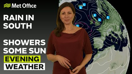 Met Office Evening Weather Forecast 28/01/25 – Turning drier in parts