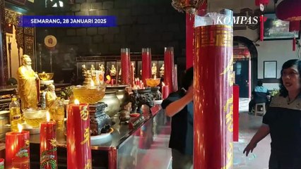 Perayaan Tahun Baru Imlek 2576 Kongzili, Begini Momen di Kelenteng Tay Kak Sie Semarang