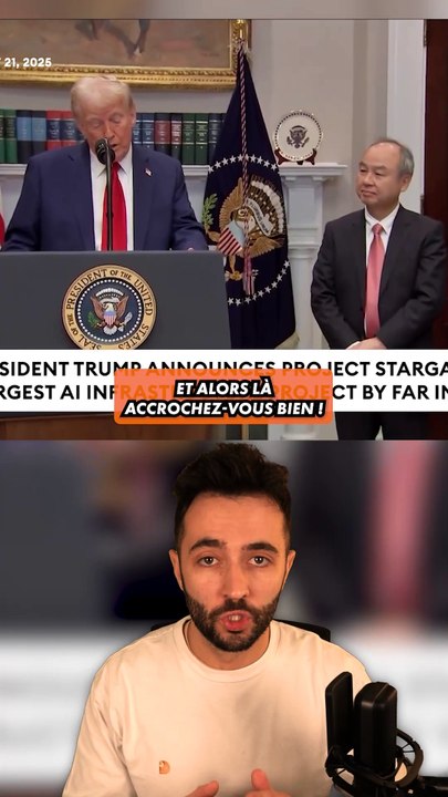 LE PROJET IA DINGUE DES USA ! 🇺🇸 #ia #USA #actusia #projetstargate #stargate #openai #ai