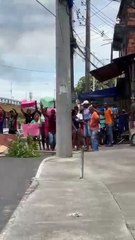 Manifestação interdita trecho da Avenida Vasco da Gama