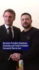 Zelenskyy and Macron meet in Poland to discuss increased aid to Ukraine