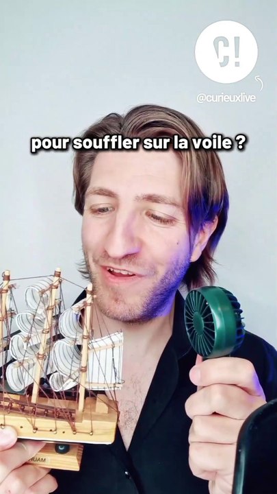 Pourquoi souffler sur la voile pour faire avancer un bateau ?