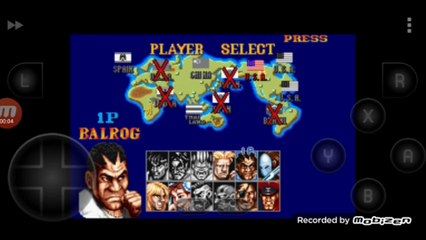 Street Fighter II Turbo: Hyper Fighting Balrog vs Guile luta completa