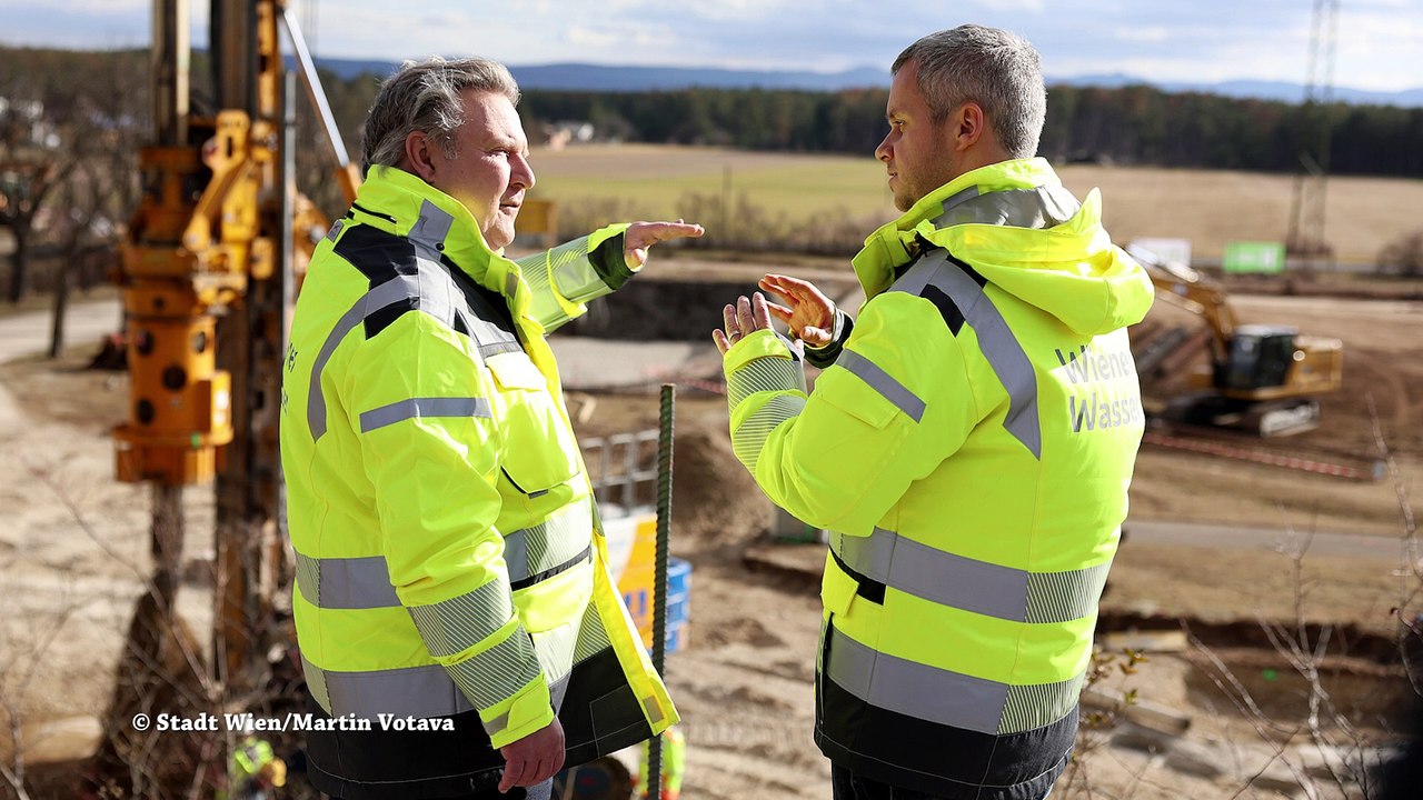 Mega-Projekt  Wien erhält weltweit größten geschlossenen Trinkwasser-Behälter