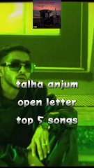 Talha Anjum's Top 5 Must-Listen Songs 🎶 | Part 1