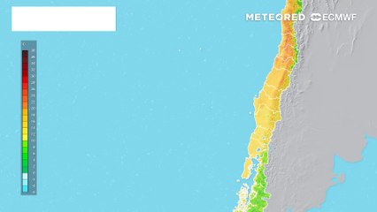 Temperaturas máximas de hasta 36 °C para el miércoles en Santiago