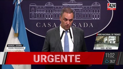 El Gobierno cuestionó el paro de trenes en medio de "la baja de la inflación y la recuperación salarial"