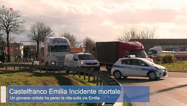 Castelfranco, ciclista muore a 19 anni in un incidente lungo la via Emilia