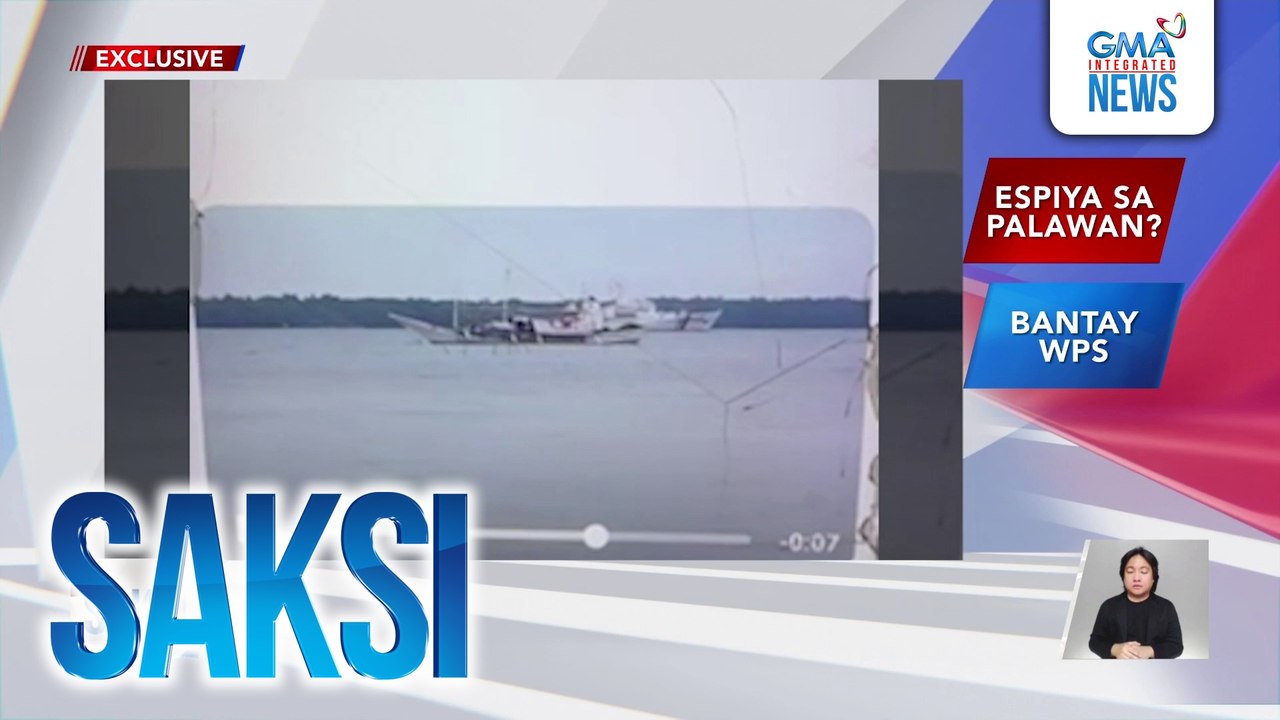 Mga nagpakilalang turista, nahuling kumukuha ng litrato at video ng barko ng PCG sa Palawan | Saksi