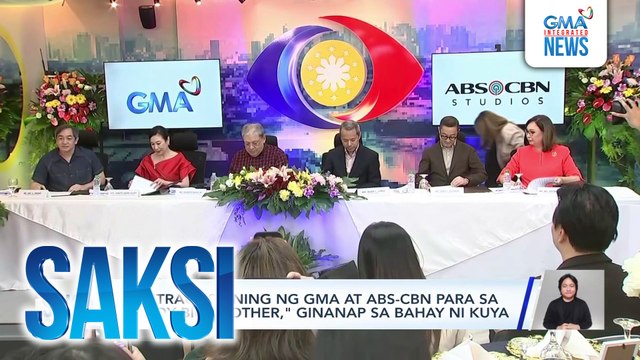 Contract signing ng GMA at ABS-CBN para sa Pinoy Big Brother, ginanap sa bahay ni kuya | Saksi