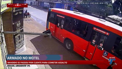 Armado no motel bandido se passou por cliente para cometer assalto