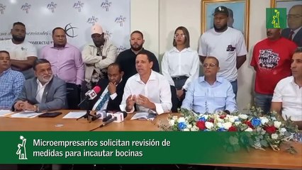 Microempresarios solicitan revisión de medidas para incautar bocinas