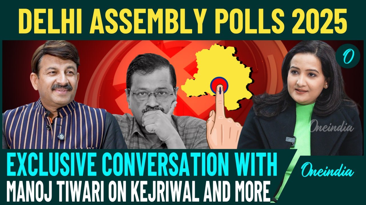 Manoj Tiwari Exclusive Interview | Attacks Kejriwal, Predicts Who Will Win Delhi Polls 2025