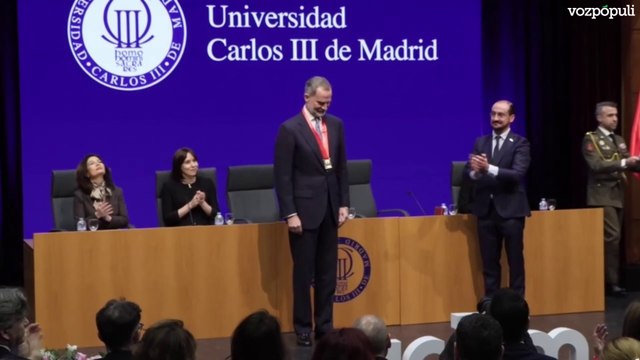 El Rey Felipe recibe la Medalla de Honor de la Universidad Carlos III