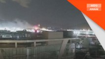 Air Busan terbakar di landasan lapangan terbang