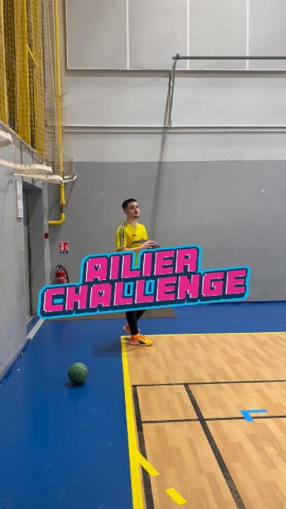Ailier challenge sur 5 tirs ! #Handball #Hand #challenge #HandballPlayer #EPHB