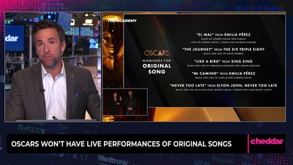 Oscars Won't Have Live Performances of Original Songs