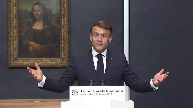 Emmanuel Macron lance un vaste projet de rénovation du musée du Louvre