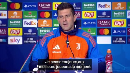 Juventus - Motta : "On peut compter sur Vlahovic"