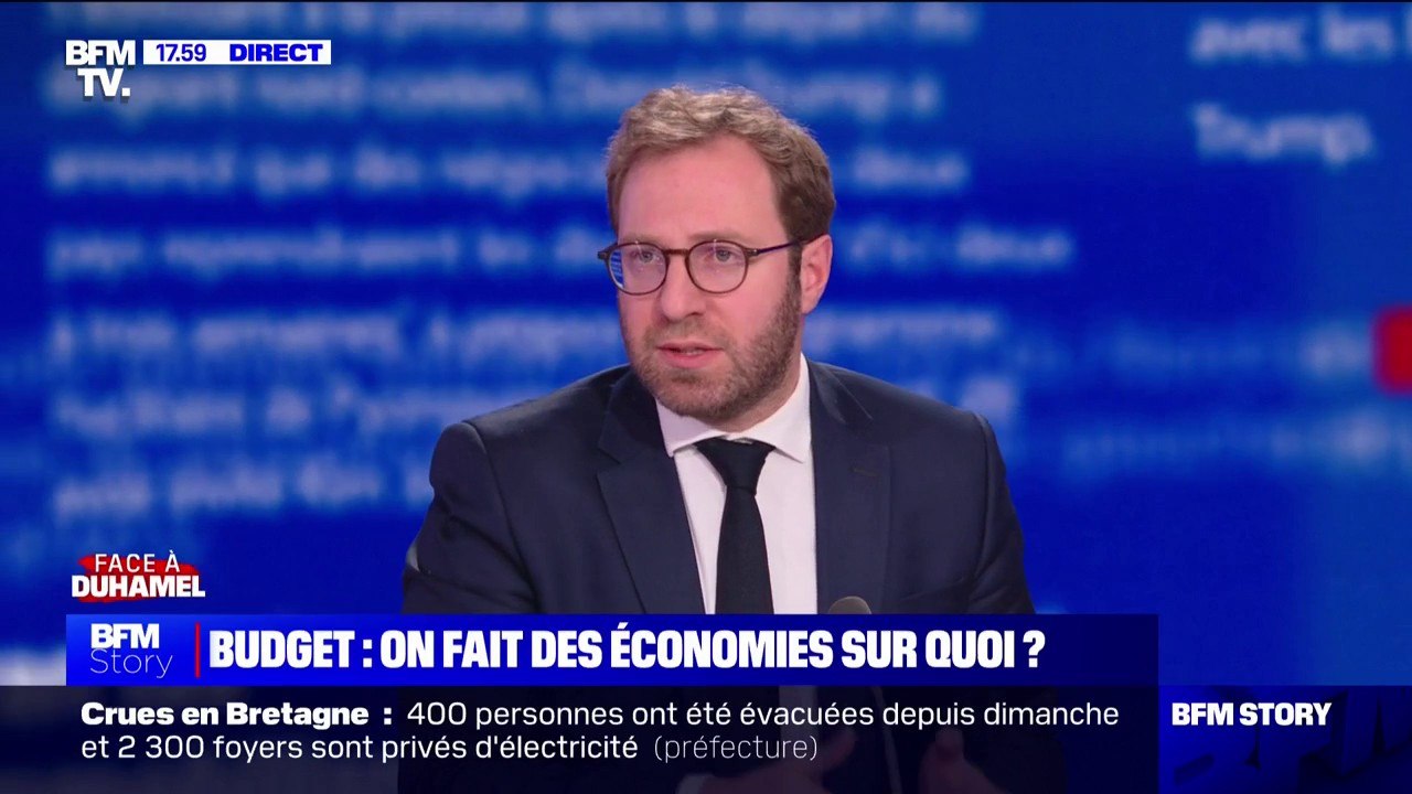 Budget 2025: "Tout le monde avait des idées d'impôts, personne des idées d'économie", réagit Antoine Armand, député Renaissance et ancien ministre de l'Économie