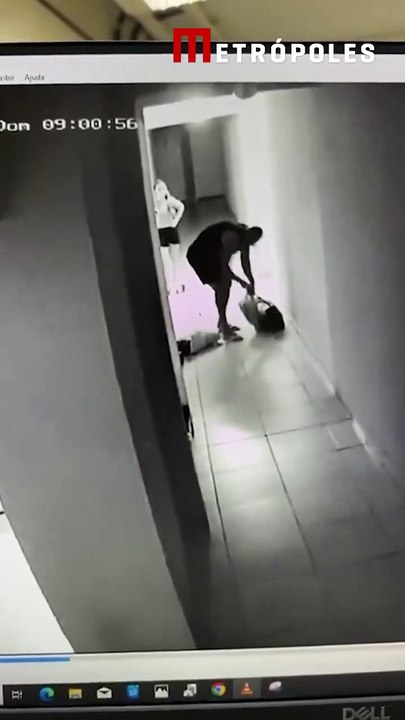 Vídeo: Câmera flagra marido espancando personal trainer antes de sua morte