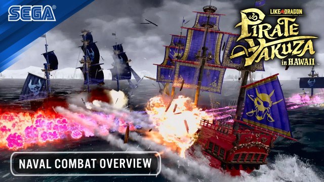Vistazo a las batallas navales de Like a Dragon: Pirate Yakuza in Hawaii