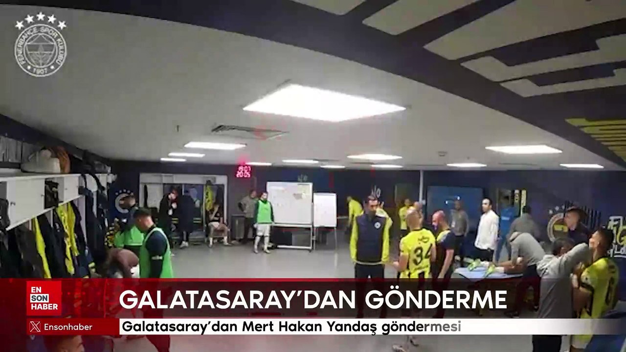 Galatasaray'dan Mert Hakan Yandaş göndermesi