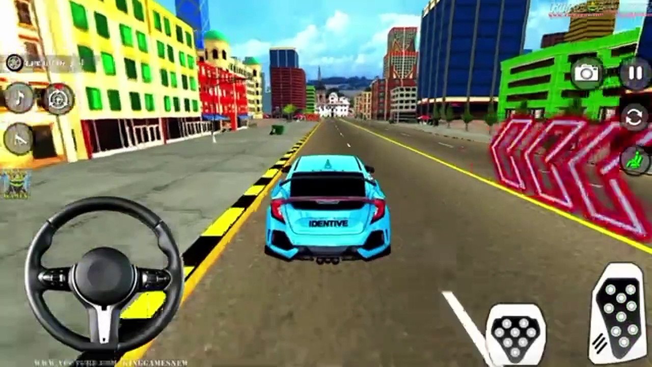 School car driving simulator gameplay 3d