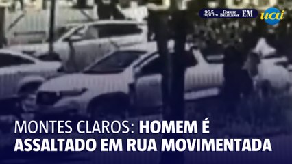 Homem é assaltado em rua movimentada de Montes Claros