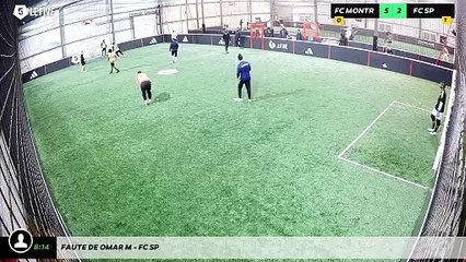 Faute de Omar M - Fc Sp