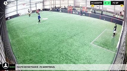Faute de Nathan B - Fc Montreuil