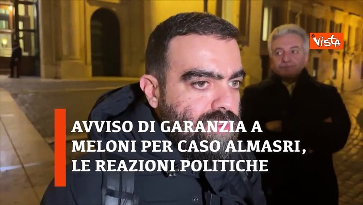 Meloni e l'Avviso di garanzia per caso Almasri, le reazioni politiche
