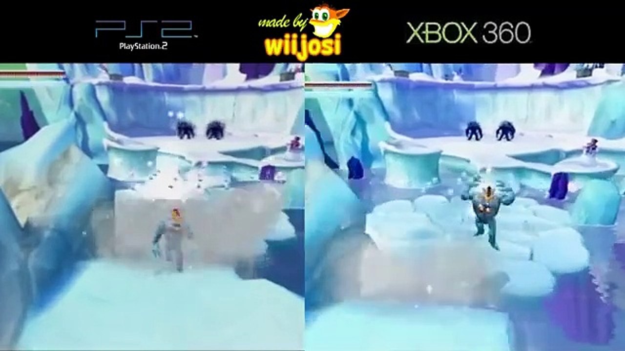 Crash MOM Comparación Xbox360-PS2 (2ª Parte)